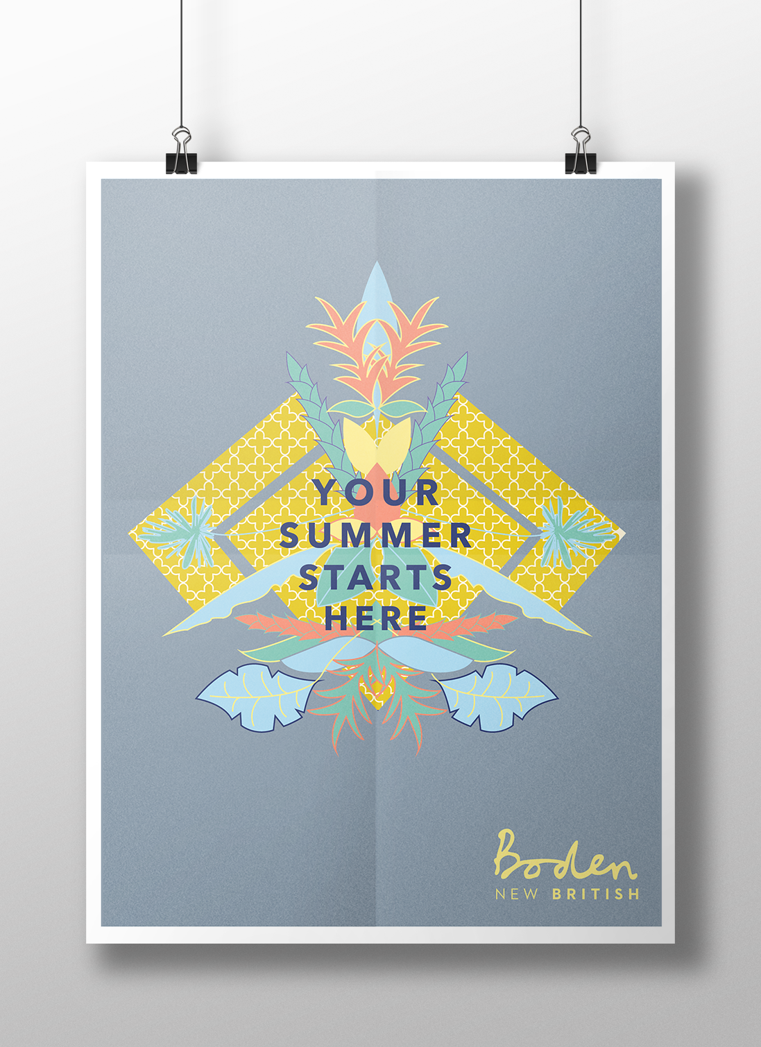 Boden Poster Design talenthouse summer Summer Poster contest
