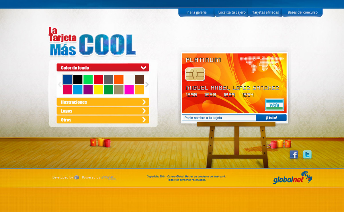 Diseño web diseño global net campaña global net diseño campaña tarjeta diseño tarjeta campaña interbank