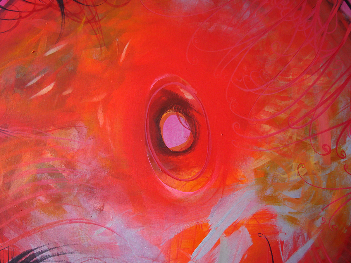 Meta-Painting Amber Esprit de l'Ambre Spirit of Amber circular Circular World