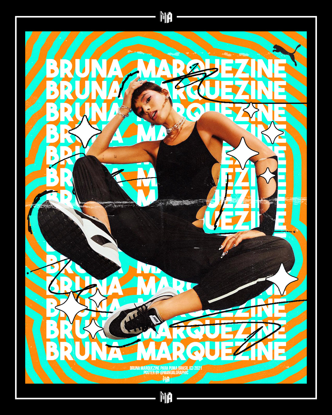 art bruna Bruna Marquezine MARQUEZINE poster poster art