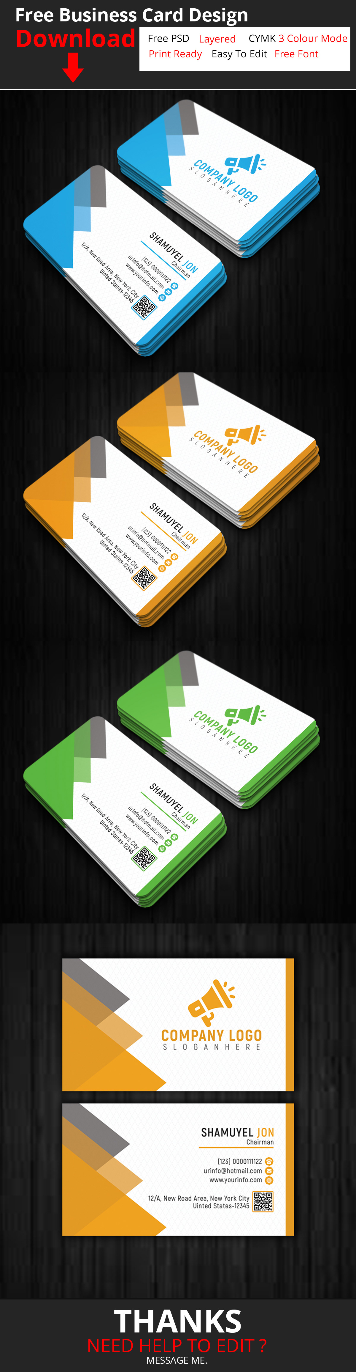 psd free business card corporate business card mockup business Business card template professional clean