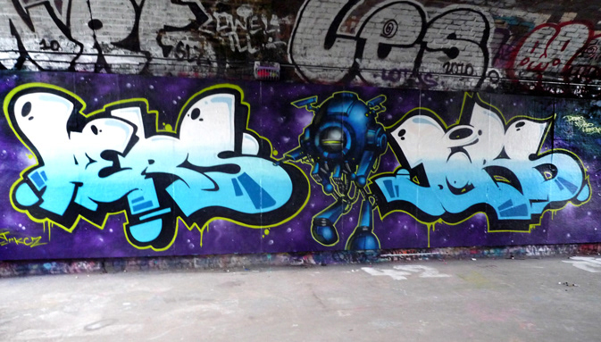 fybe One herse ders rt kcz Graffiti graff wall mile end