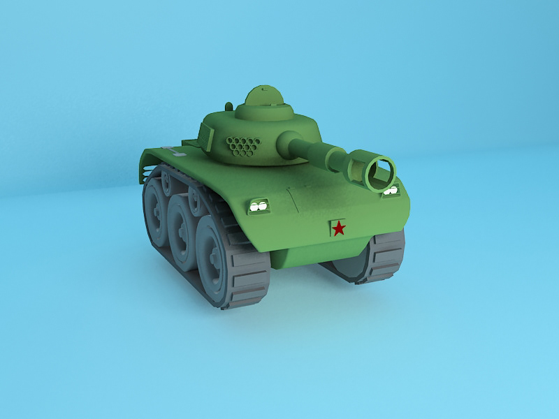 3D Tank 3d modeling