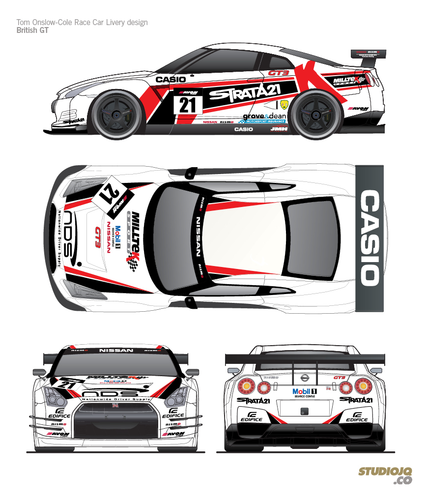 Livery Car livery concepts british gt Motorsport Nissan nismo GT3 Tom-Onslow Cole Racing red black fast