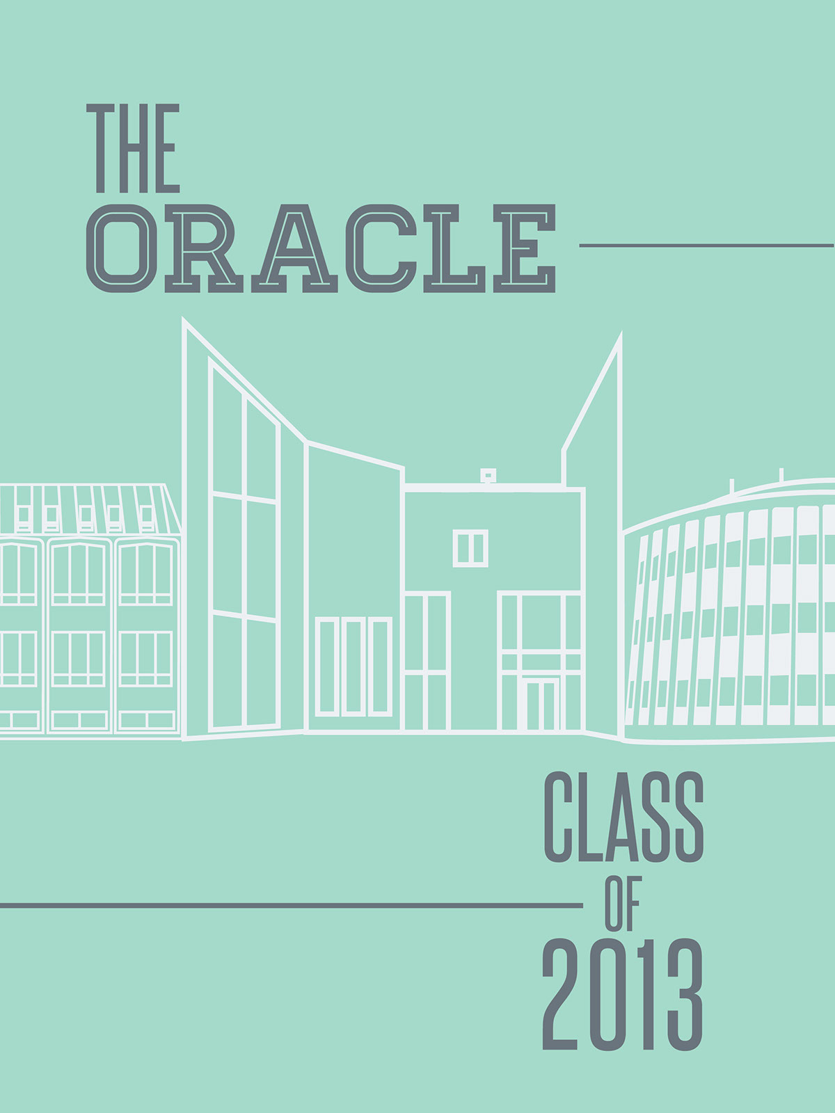 Adobe Portfolio adelphi university oracle yearbook cover