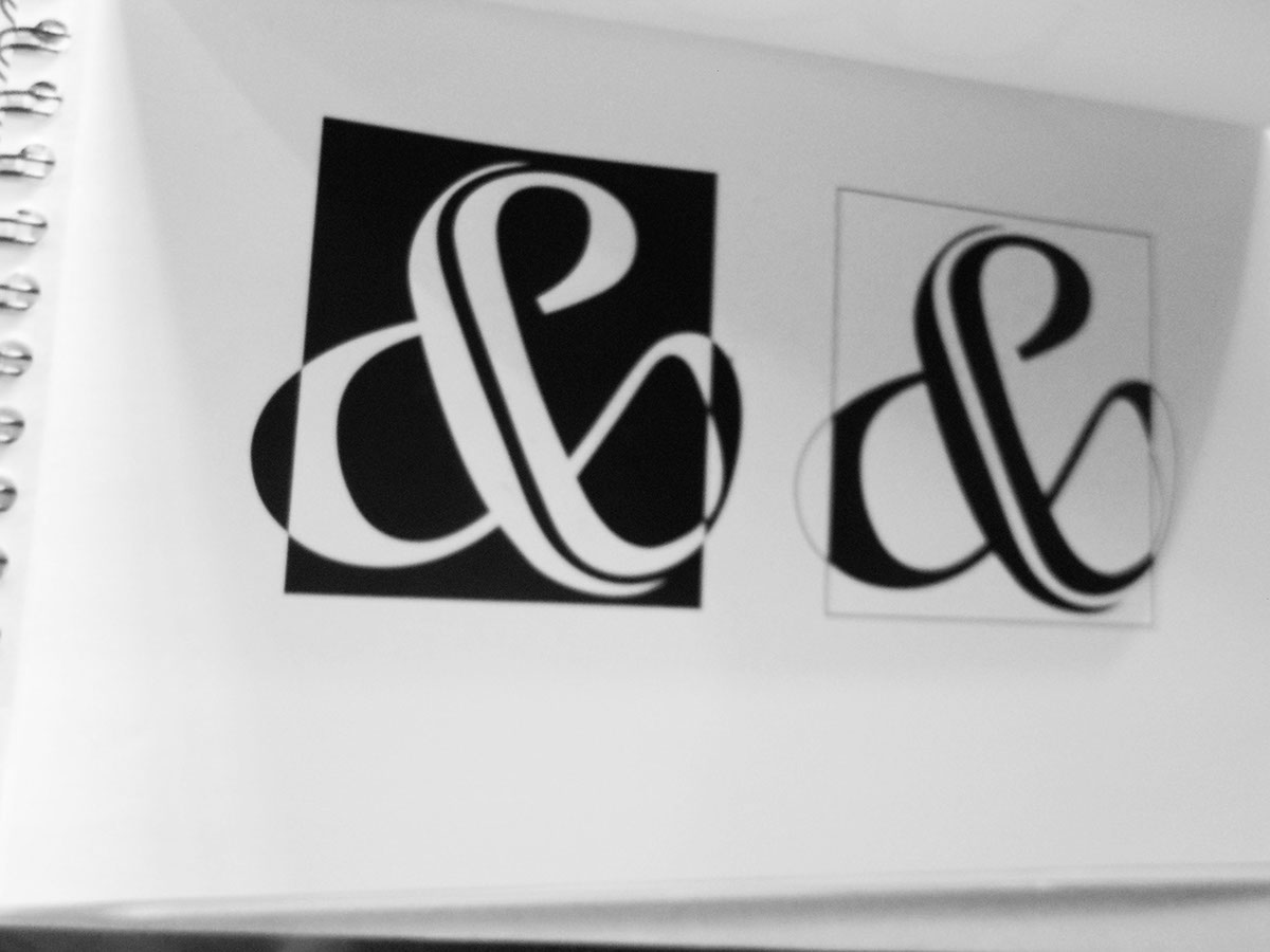 ampersand underwear Ropa Interior blanco y negro tipografia medellin colombia elegancia elegant Papeleria proyect student proyect redesign re diseño marca colombiana
