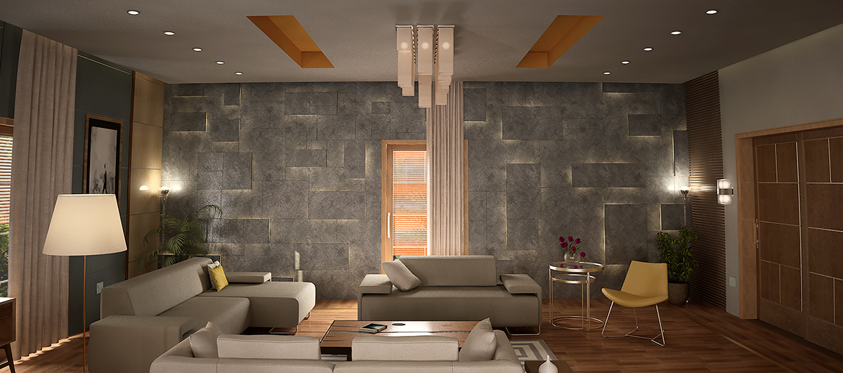 reception living modern simple interior design  Interior architecture decor