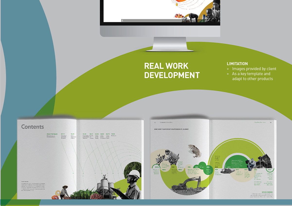 report brochure Booklet corporate Layout Design Element