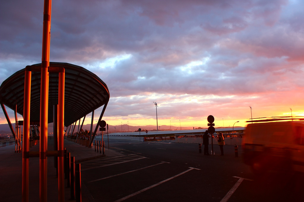 Marbella winter Holiday trip sunset Sunrise airport malaga Landscape portrait Travel Travelling