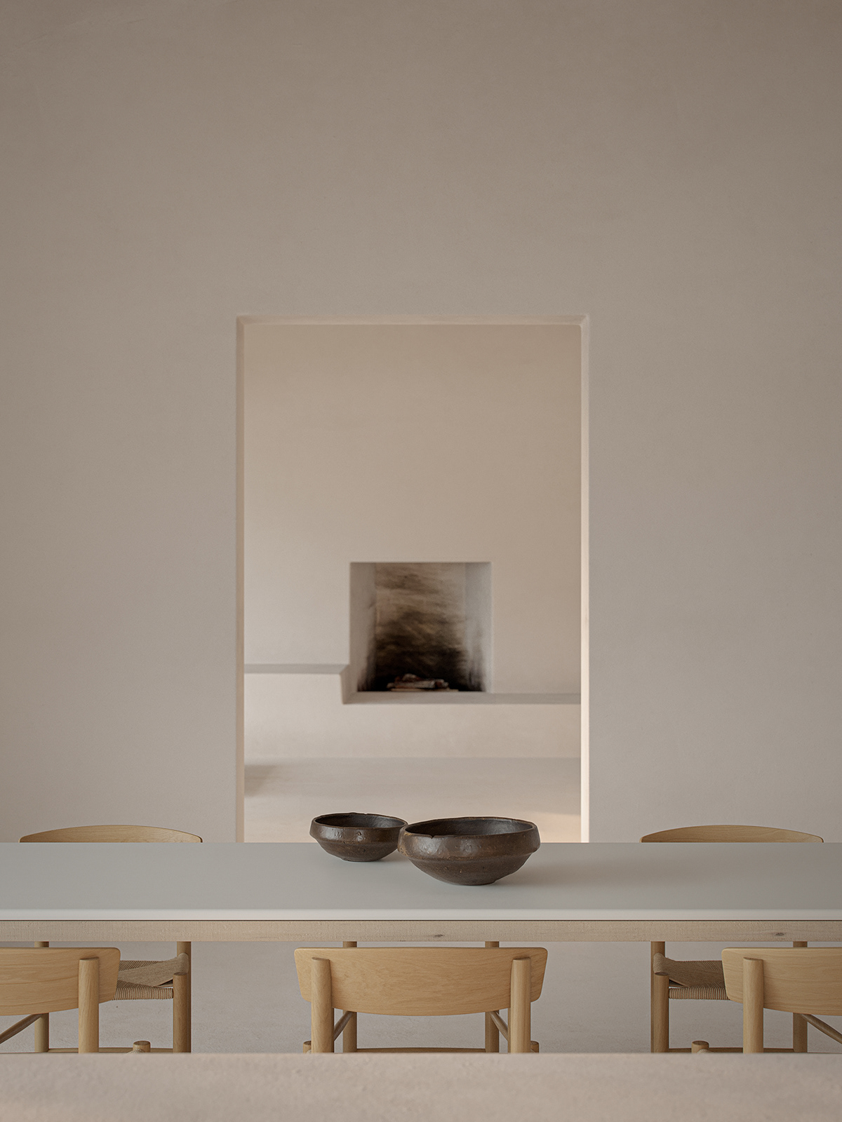 architecture CGI house Interior interior design  kitchen mediterranean minimalist visualization