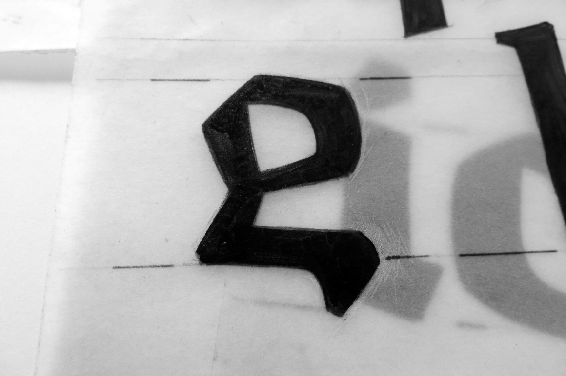 black text Headline broken letter letter soft flared Unique calligraphic artisanal Blackletter Original editorial textura contemporary