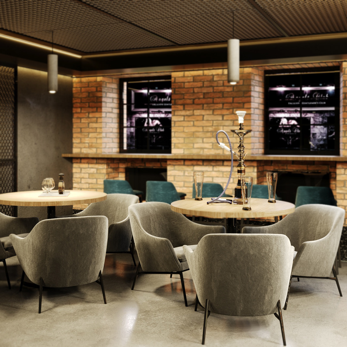 restaurant Interior Render architecture visualization 3ds max corona CGI 3D