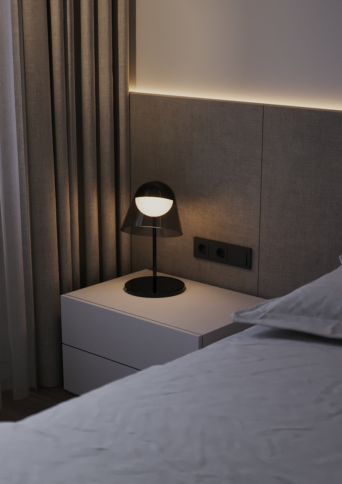 badroom visualization design 3ds max CGI corona Render 3D interior design  archviz