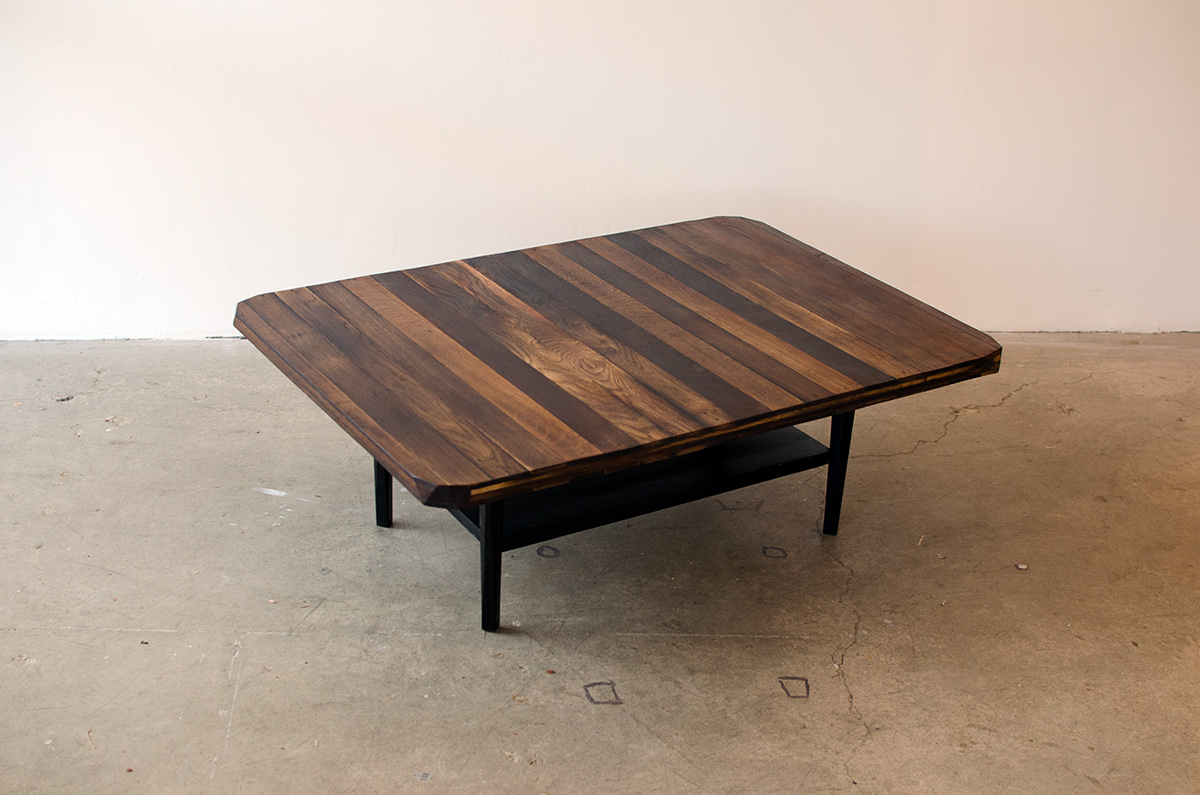 coffee table refurbished RECYCLED table
