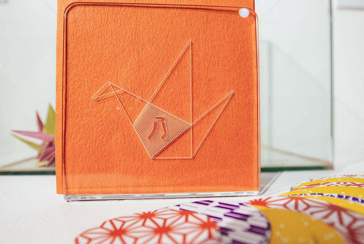 japan Exhibition  happiness folds origami  crane