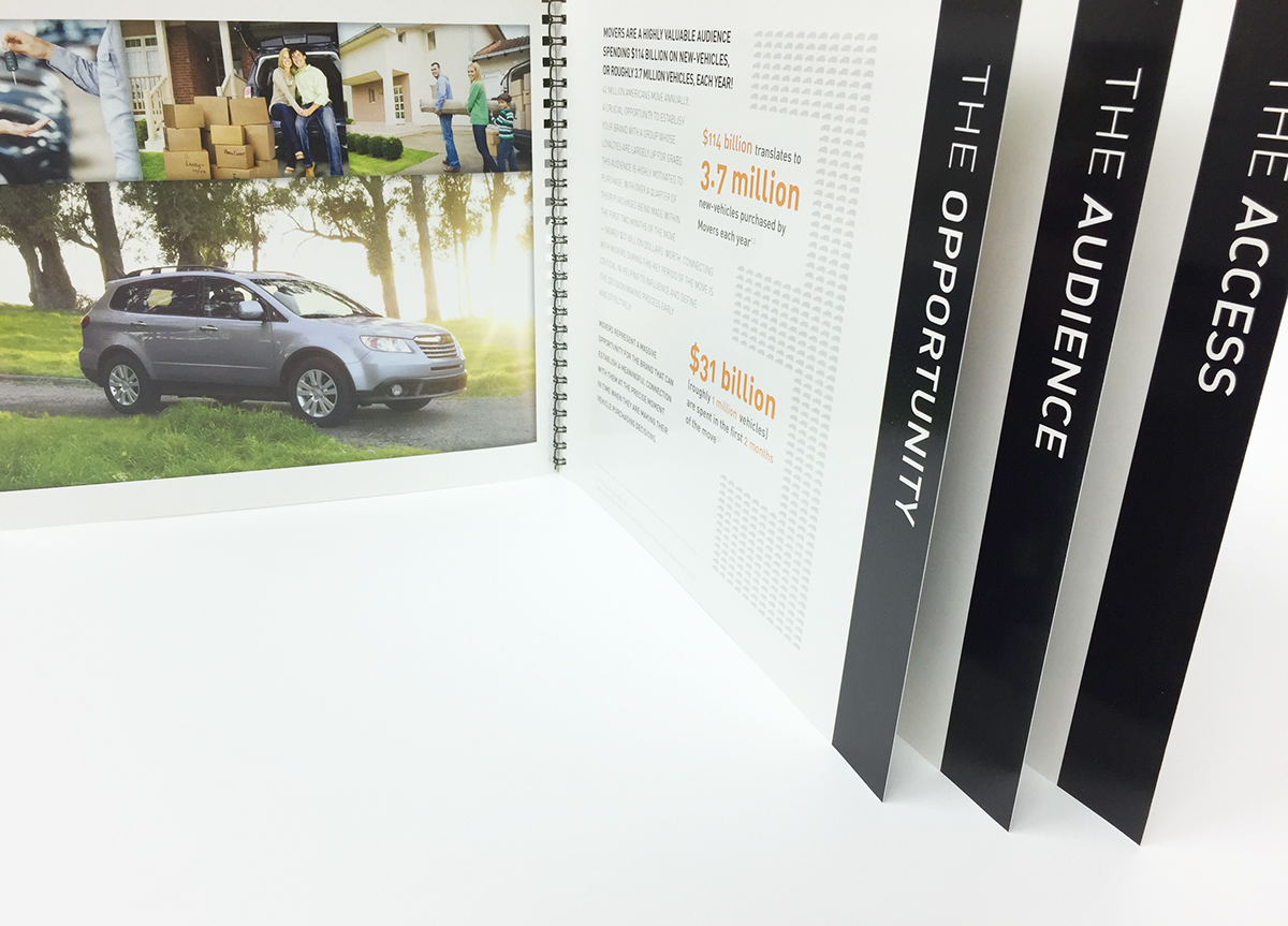Marketing collateral Sales Collateral automotive   print design Booklet offset