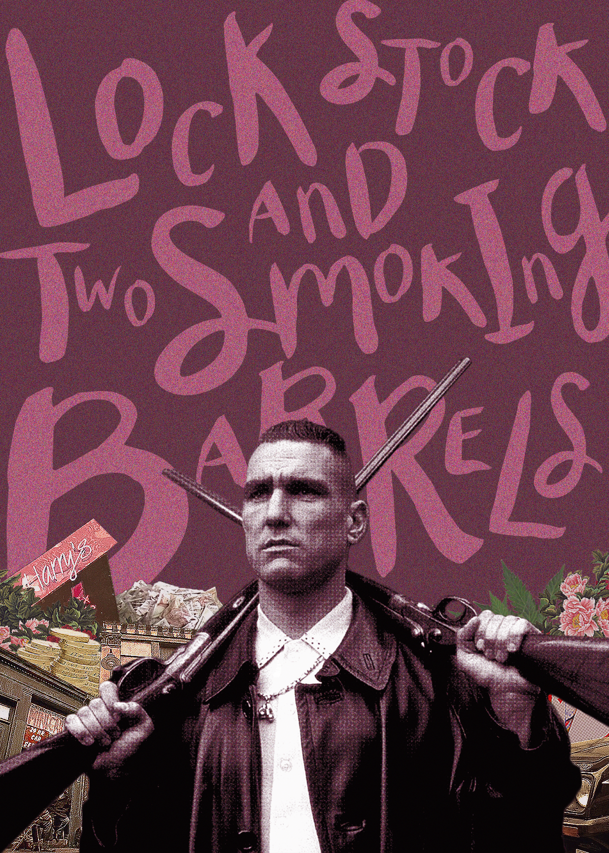 movie poster Film   collage alternative poster lock stock and two smoking barrels Guy Ritchie