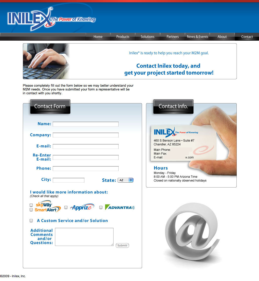 Interface mock-ups Site pages wireframes tight contact form home page