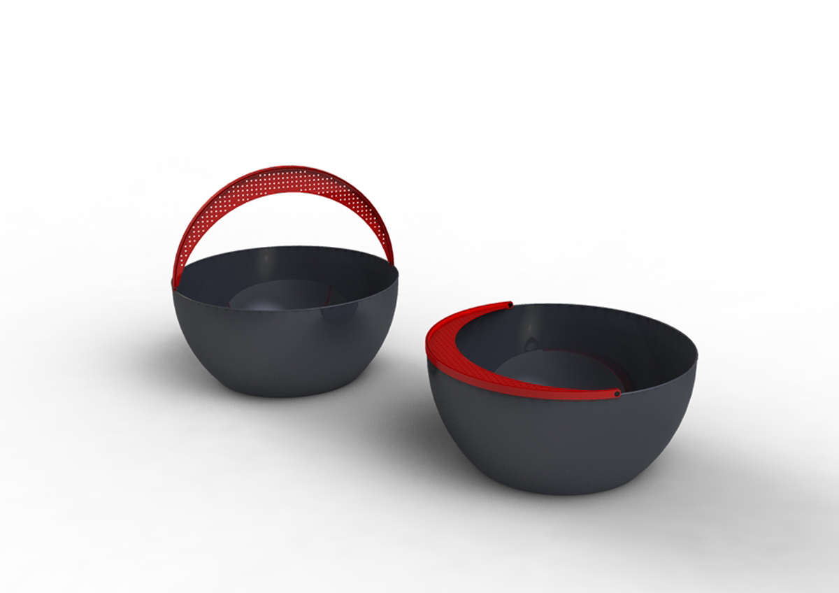 Bowl-strainer   bowl strainer kitchen concept concept design Snezana Jeremic