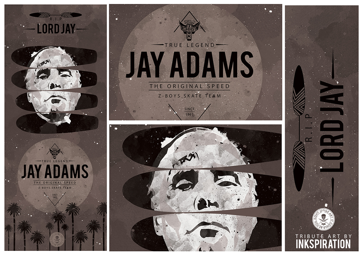 jay adams Dogtown poster tribute skateboarding legend jay boy Z-Boys graphic digital