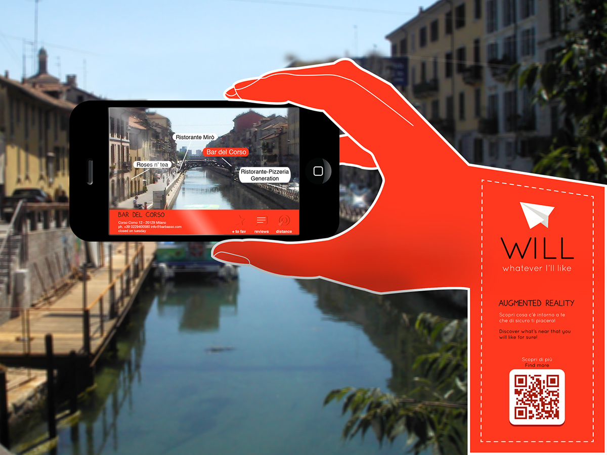 will Like app augmented reality city translate Ambient dooh OOH AR qr Travel trip journey