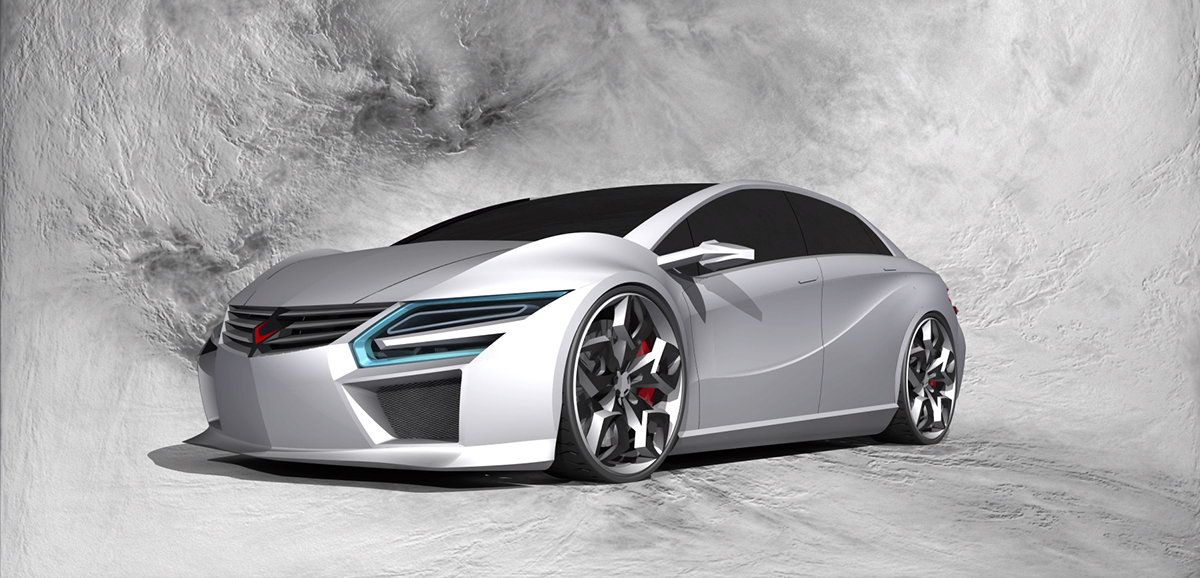 concept car Catia V5 sports sedan