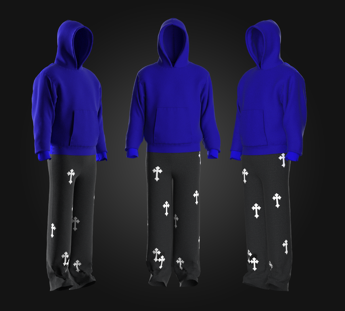 3D 3ds max chrome Clo3d clothers Fashion  gap Render yeezy YZY