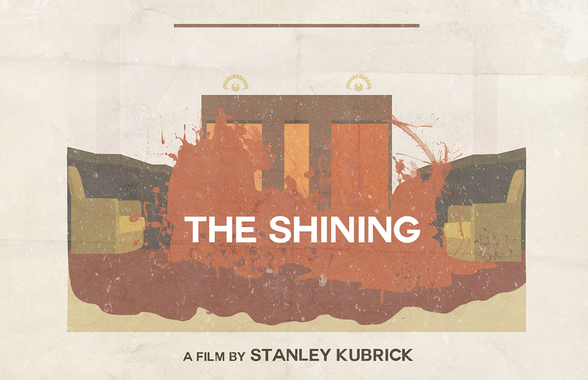 the shining  stanley kubrick horror Movie Posters