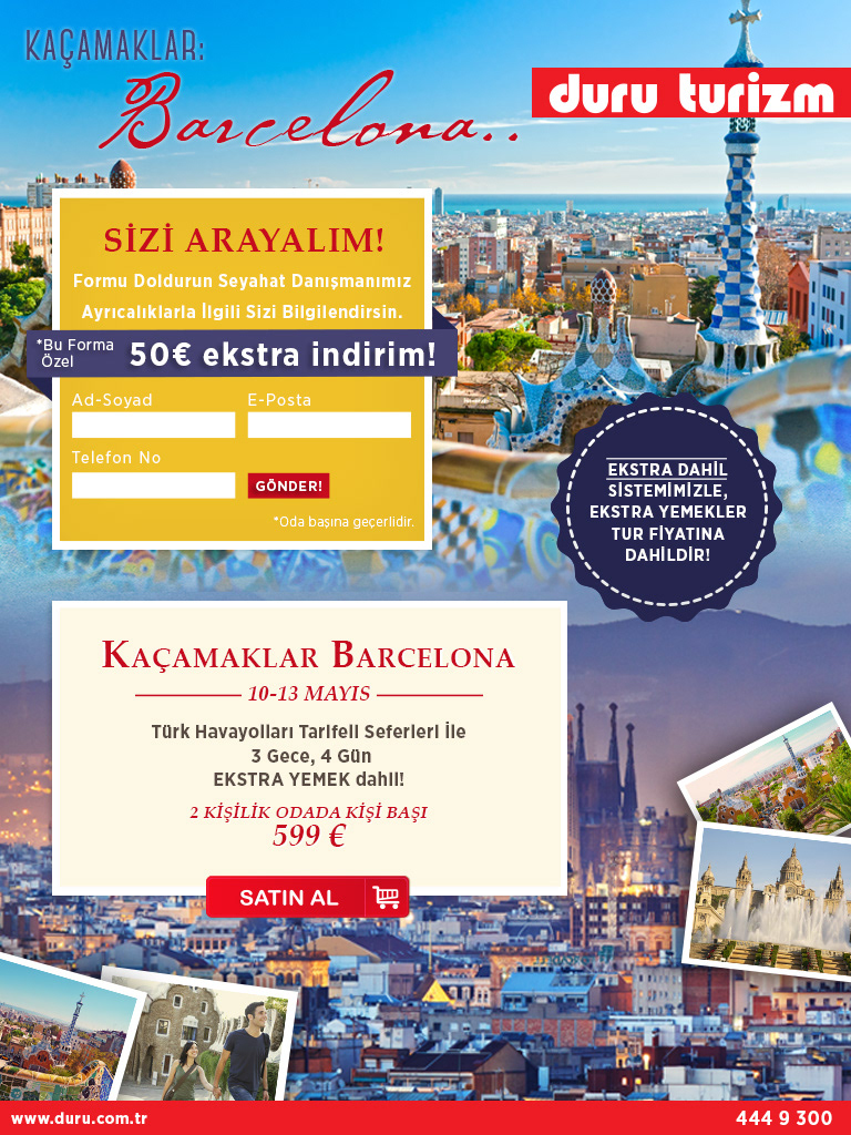 landing page Media Planning tourism roma barcelona andalucia UI