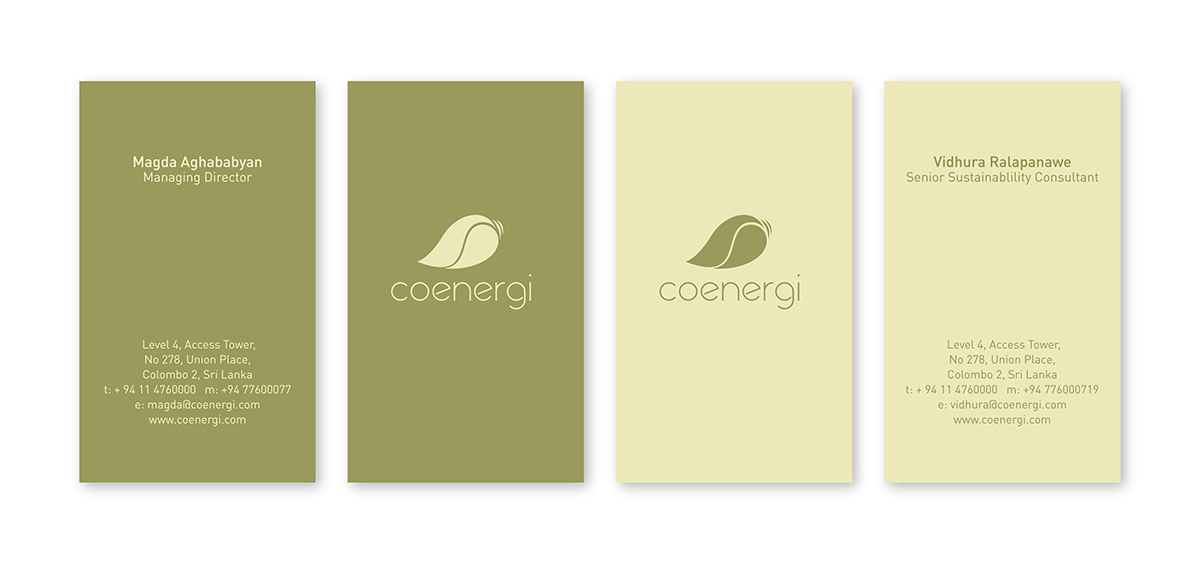 co-energi branding  colombo Sri lanka Graphic Designer coenergi