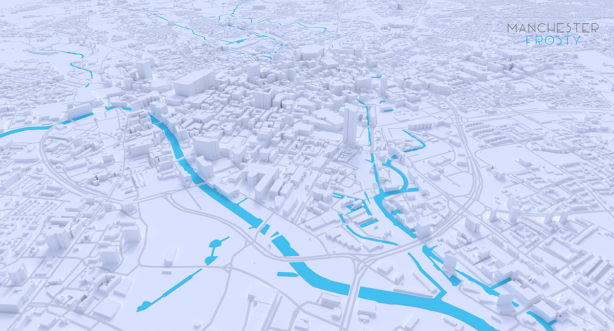 maps cartography 3D bath manchester wales design edinburgh GIS ESRI Render landscapes city town Urban Design