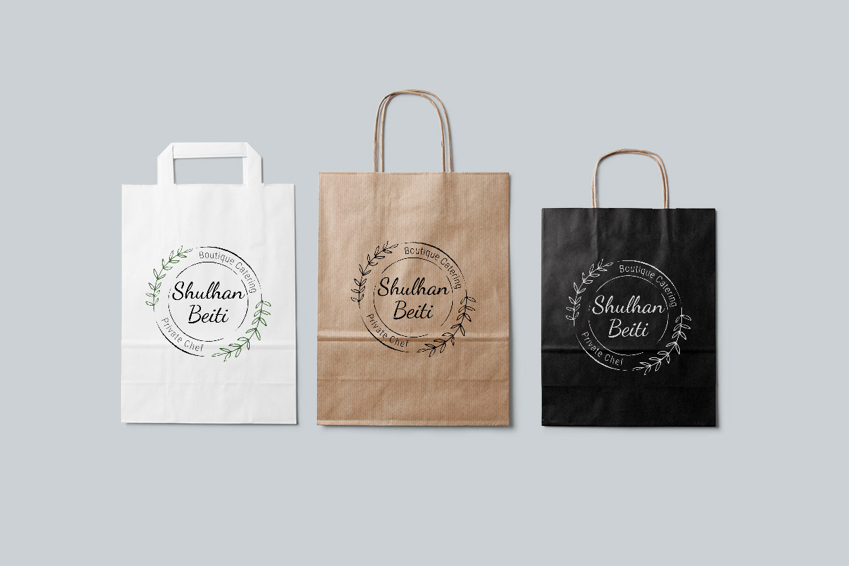 boutique catering branding  liran viler logo