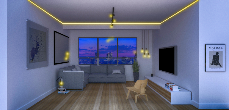 3D apartment contemporary decorative design de interiores interior design  living room minimalist Minimalista modern