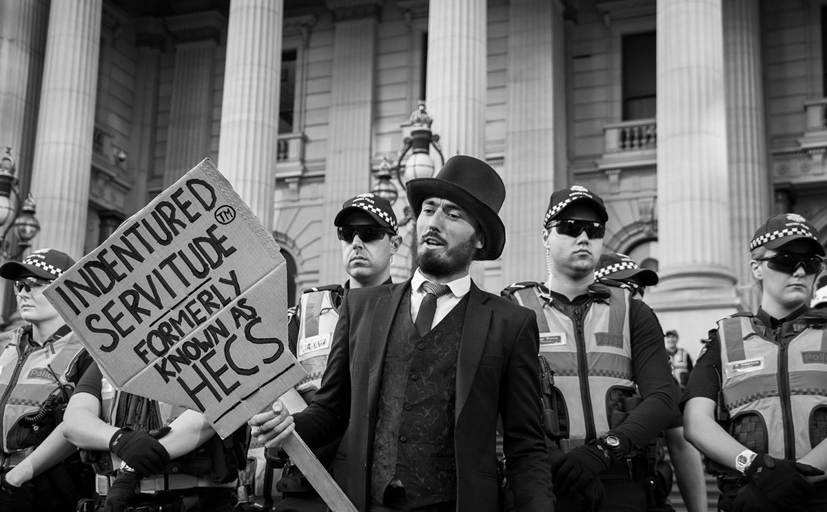 Melbourne Political Protestes Protestors Documentary 