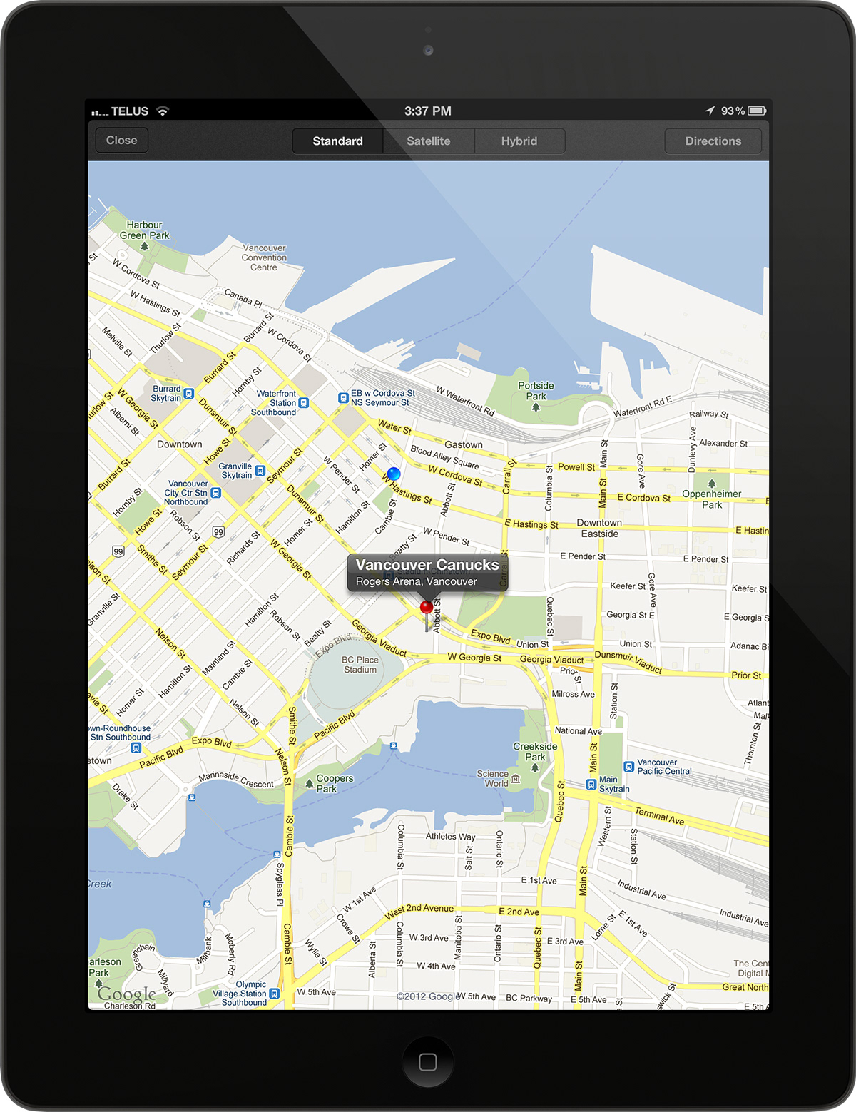 iPad App vancouver  tourism  app iPad tablet Interface interaction tour Travel