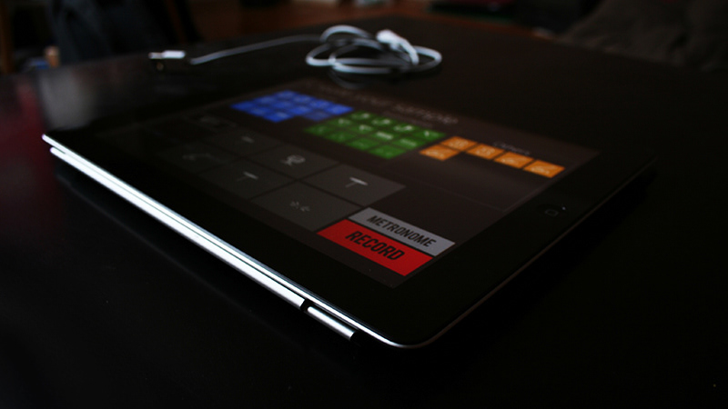 MusicPad pad app iPad sample music app application ui ux UI ux