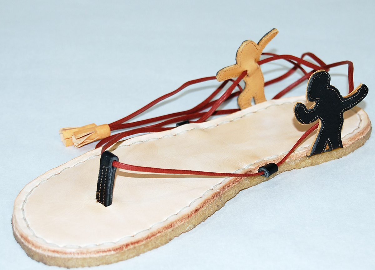 flipflops sandal leather summer applied arts Exhibition  design art