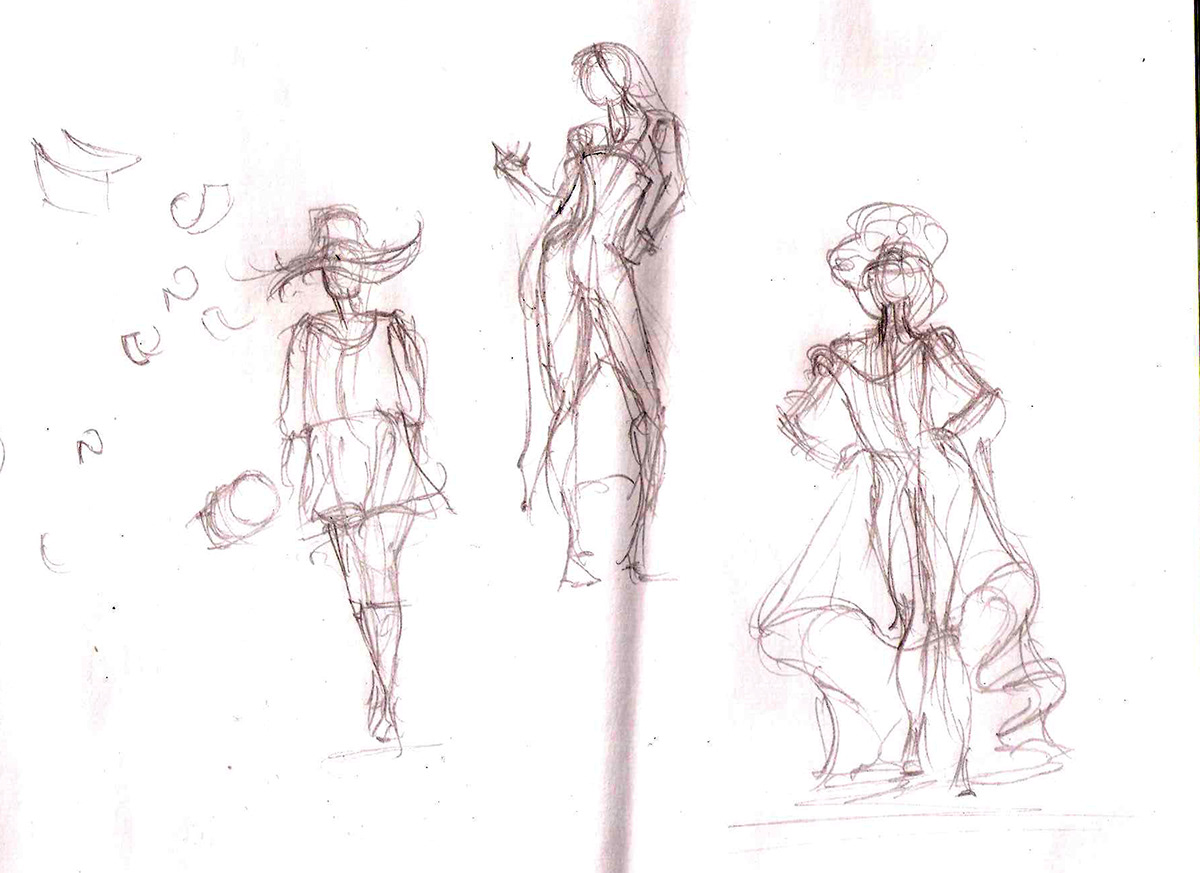 sketch sketches pose anatomy