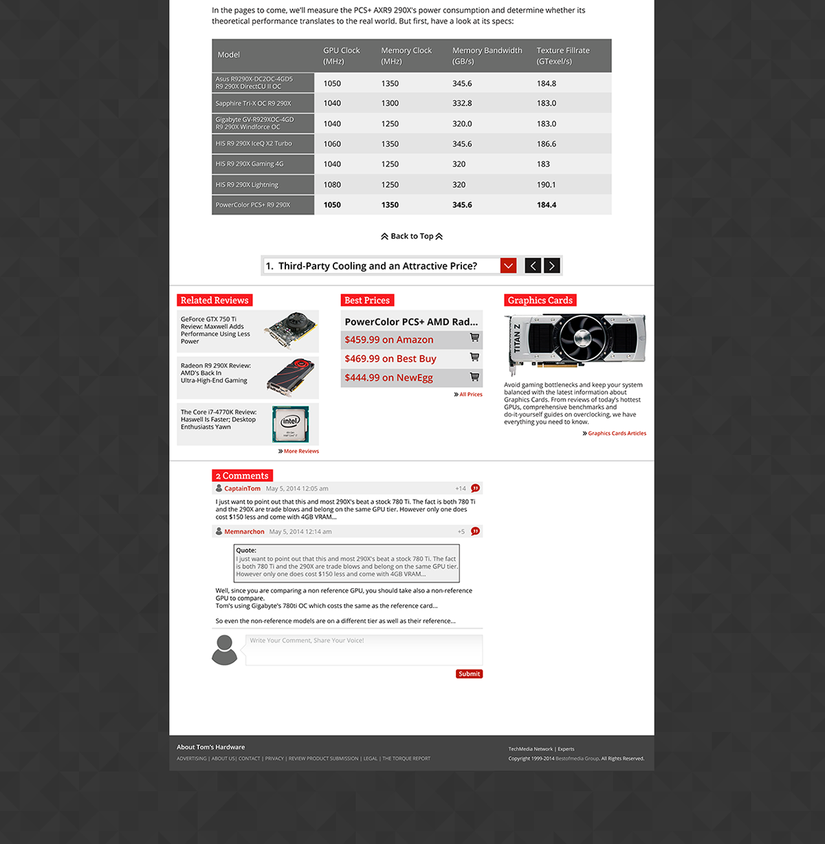 tom's hardware tech site Website Technology redesign webpage page Web