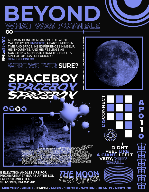 design adobe illustrator Graphic Designer poster lavendar Space  collage pop