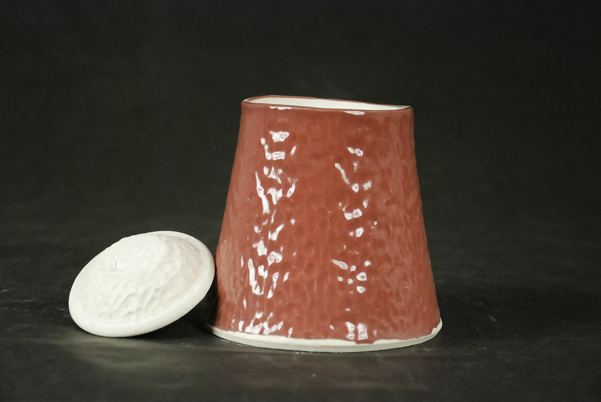 ceramics  ceramic Pottery stoneware porcelain Barnacle teapot jar figure Handbuilding wheelthrowing