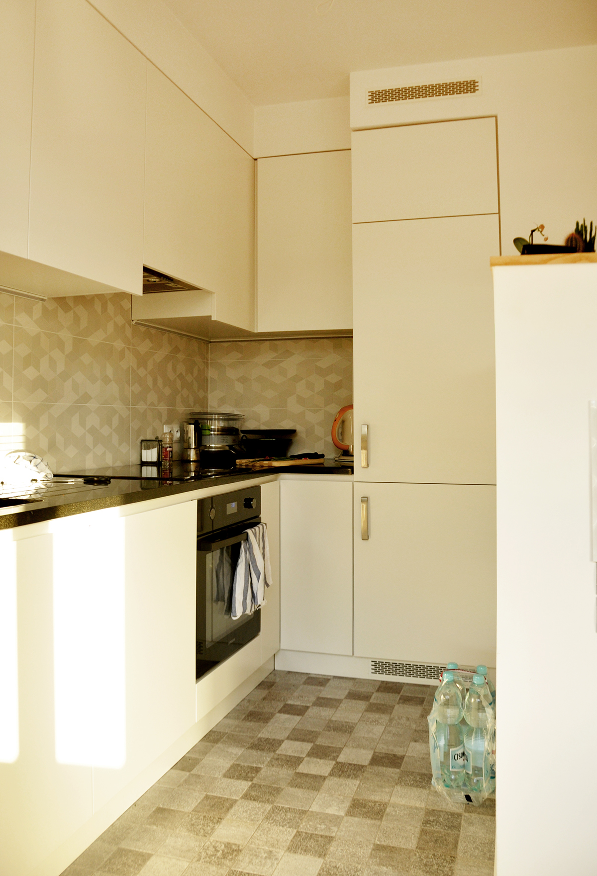 poland Modern flat vives ceramica white kitchen bookstand