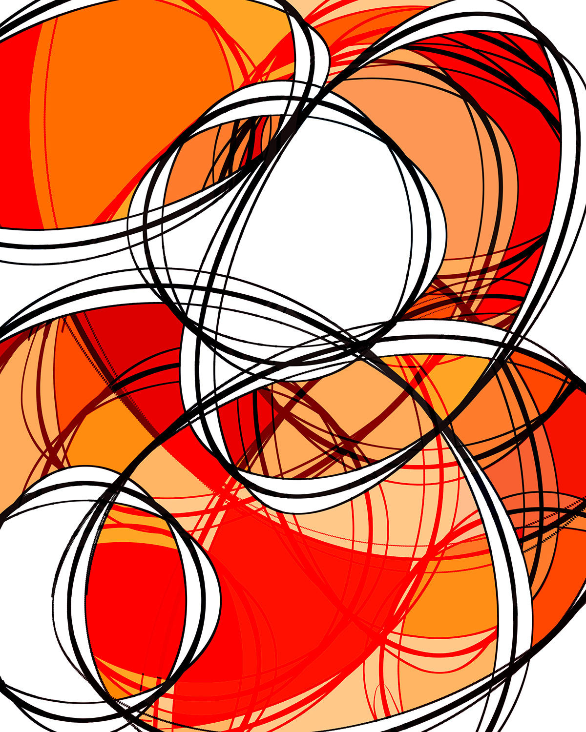 abstract art digital fine art graphic iPad lines painting   Procreate