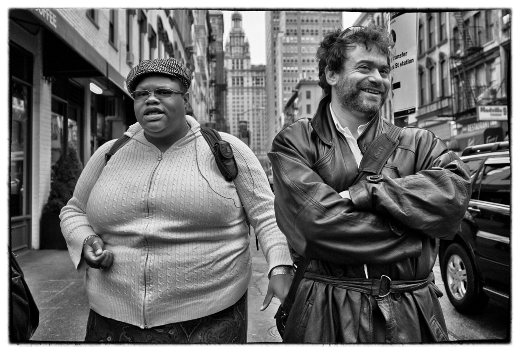 nyc New York b&w Ron Gessel people