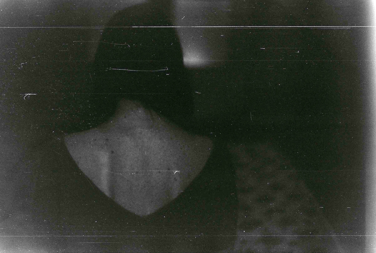portrait girl analog dark female Soviet black and white monochrome