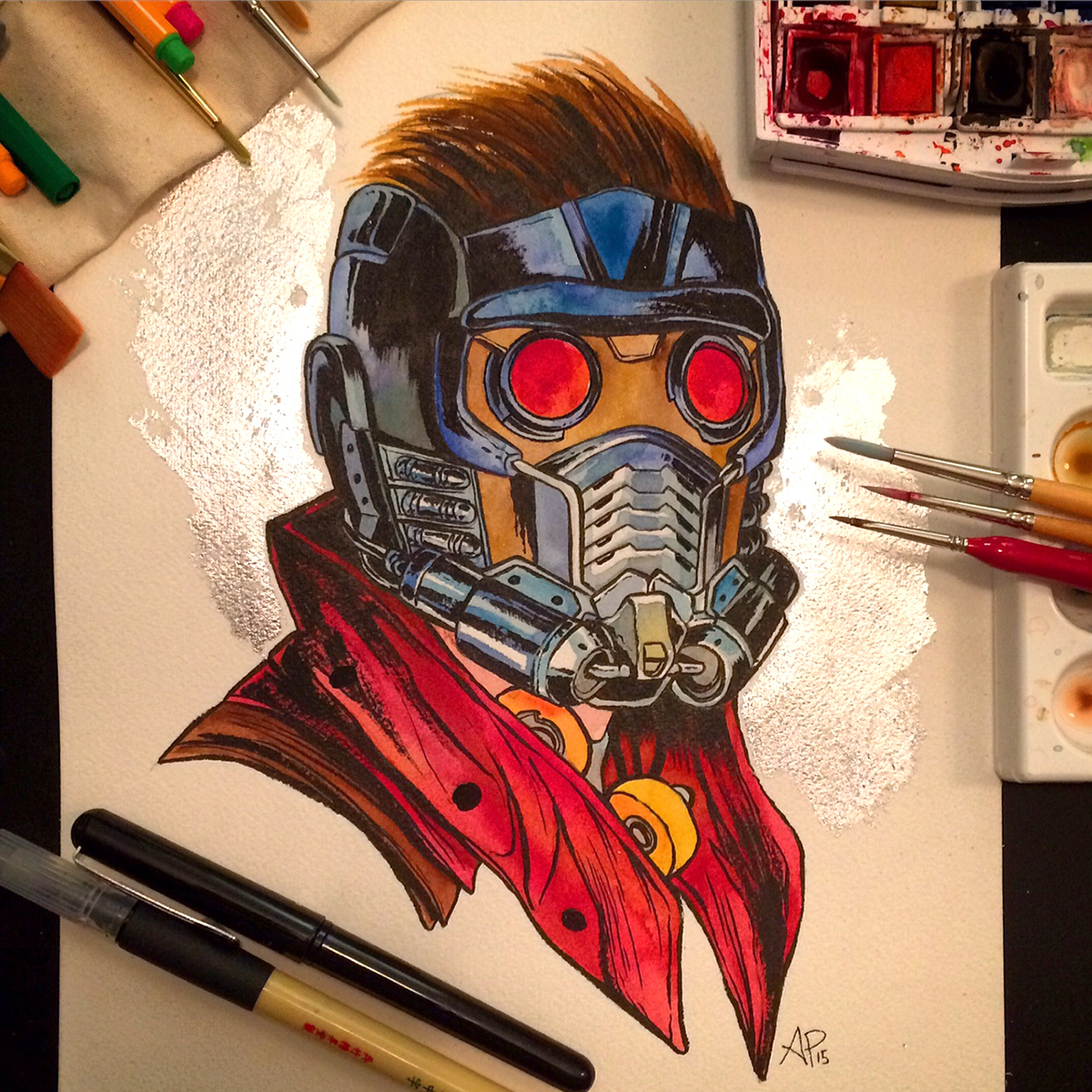 Star Lord Watercolor on Behance