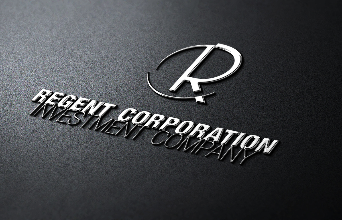 Investment company firm Regent brand corporate identity dollars realistic society business