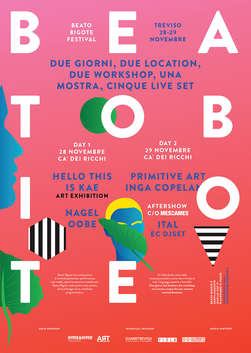 festival Treviso Italy kae eclective collective VICE noisey avantgarde hellothisiskae inga copeland primitive art nagel #TYPO16xAdobe