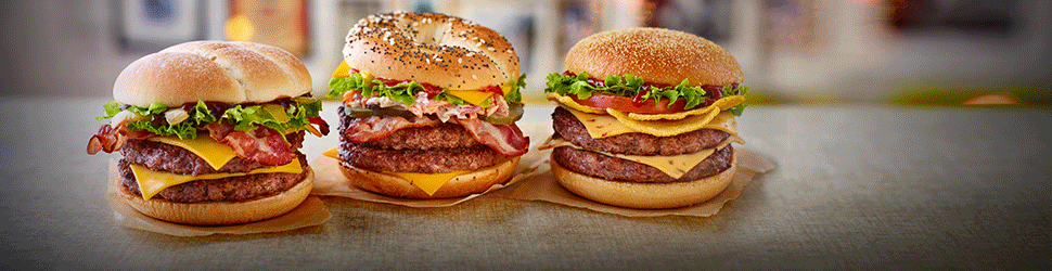 Adobe Portfolio banners McDonalds campaign geo-located Data advert design america americana