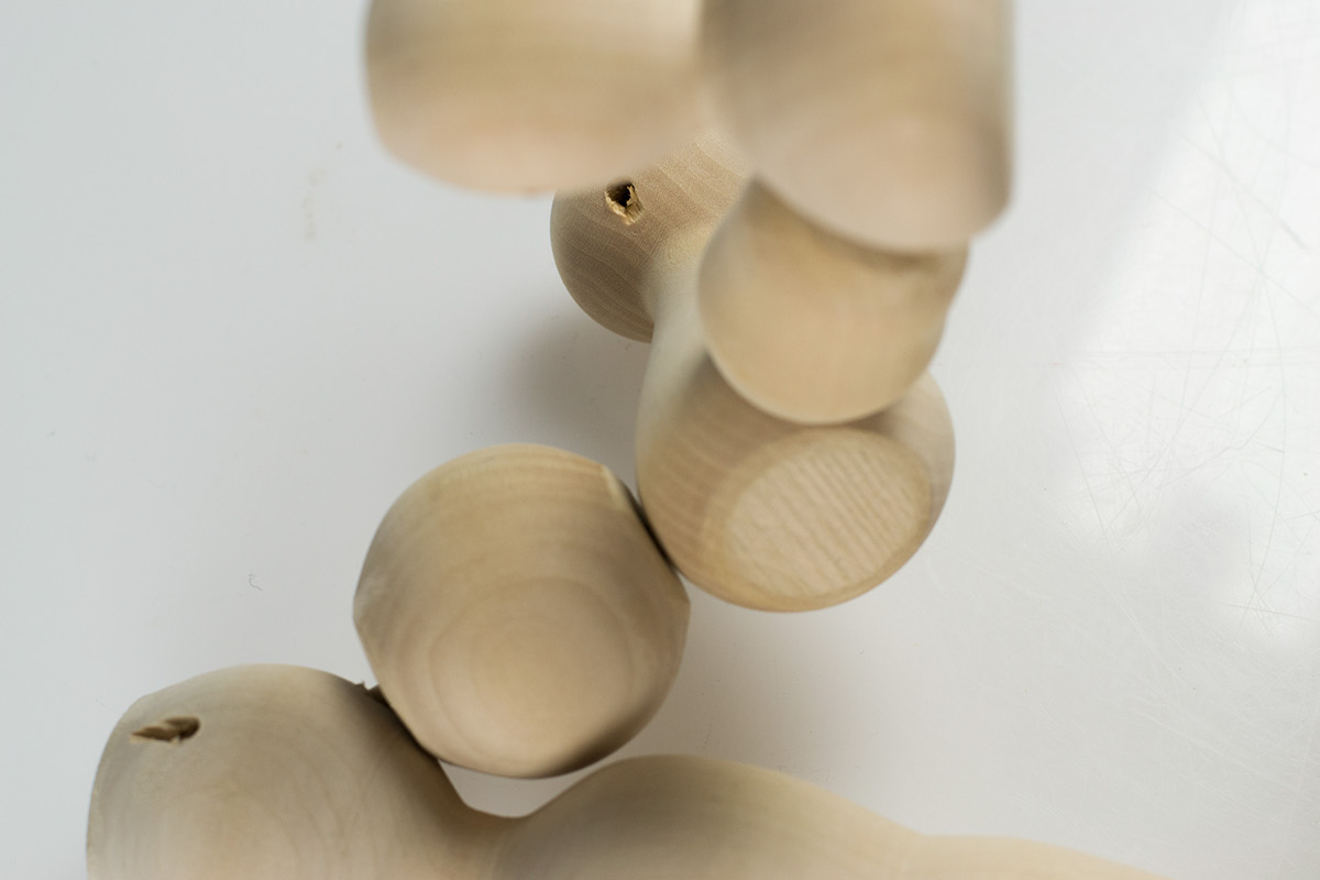 kids toy blocks build modules mechanism blob Form lathe wood